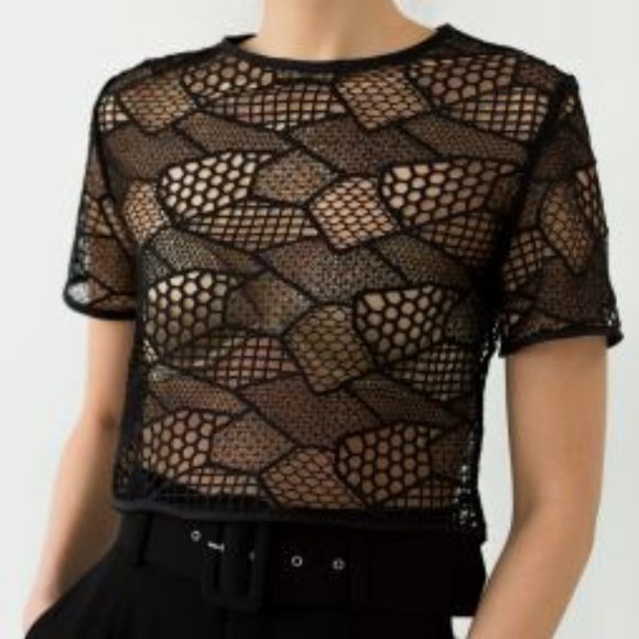 Mesh Crop Top - Picture 1 of 2